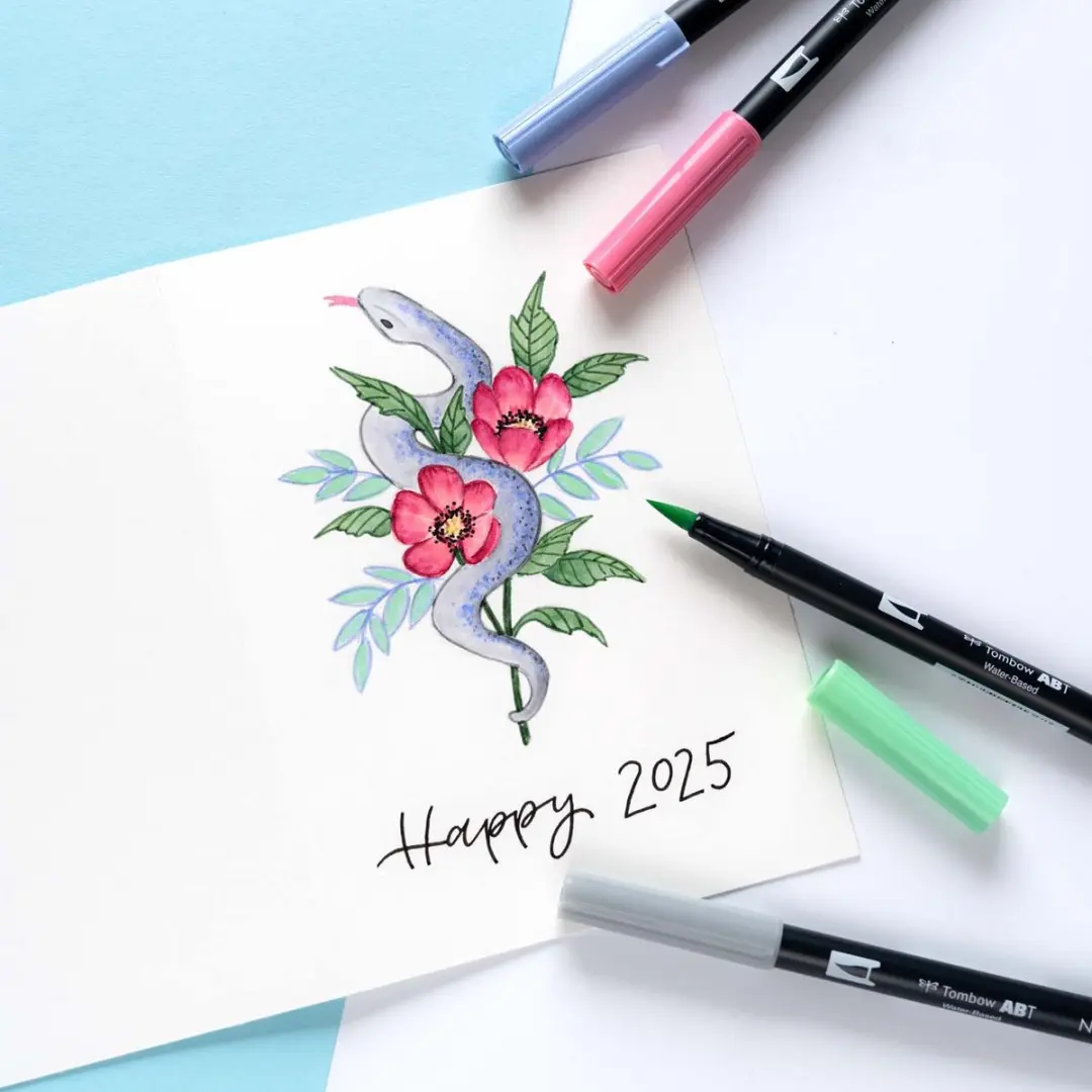 Tombow ABT Dual Brush Brushpennen - Candy Kleuren - 6 stuks - afbeelding 5 van 5