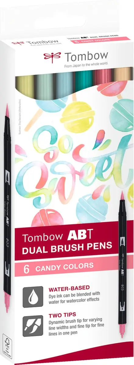 Tombow ABT Dual Brush Brushpennen