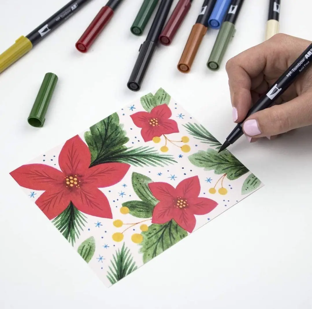 Tombow ABT Dubbele Penseelpen - Grijstinten - 6 Stuks - afbeelding 4 van 4