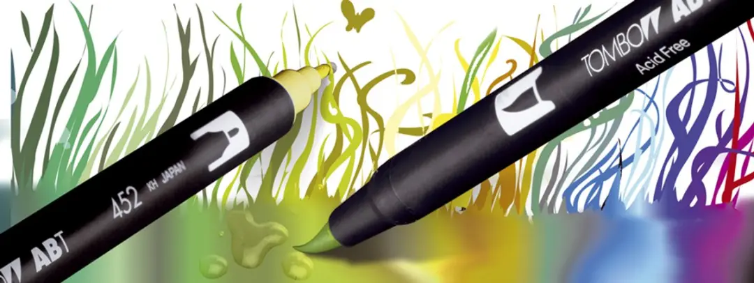 Tombow ABT Dubbele Penseelpen - Grijstinten - 6 Stuks - afbeelding 3 van 4