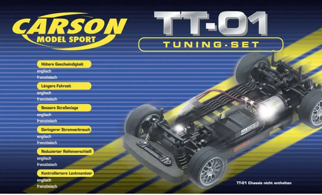 Carson 908123 Reserveonderdeel TT-01(E) Tuningset