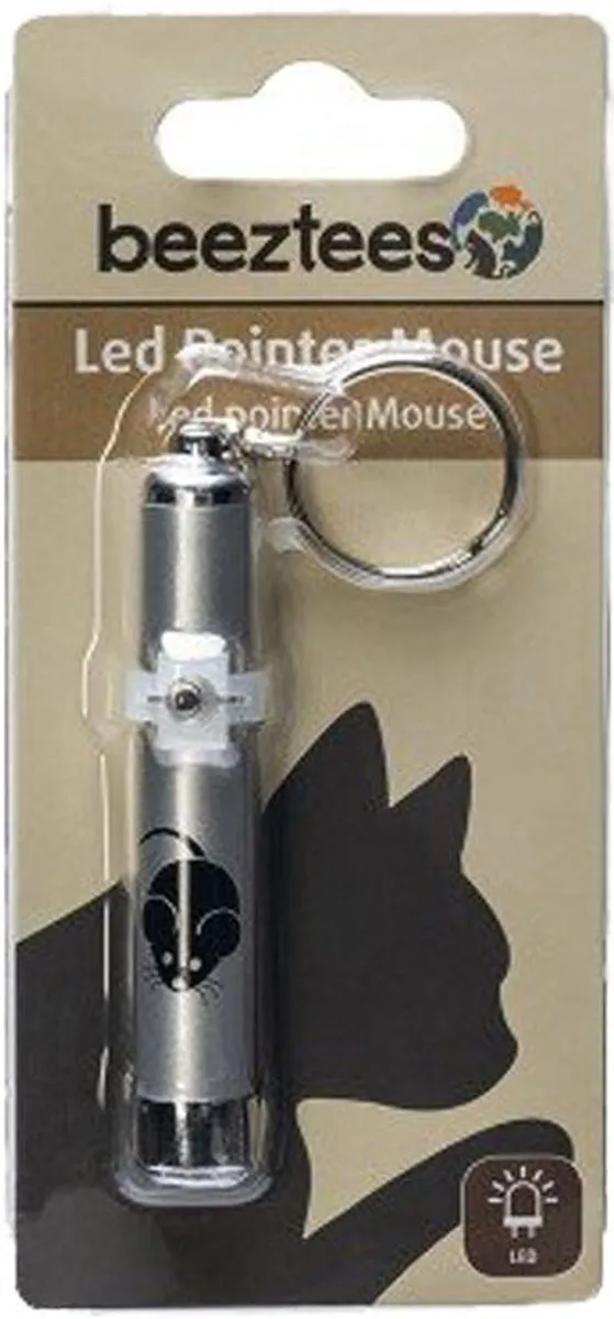 Beeztees Led Lampje Mouse - Grijs