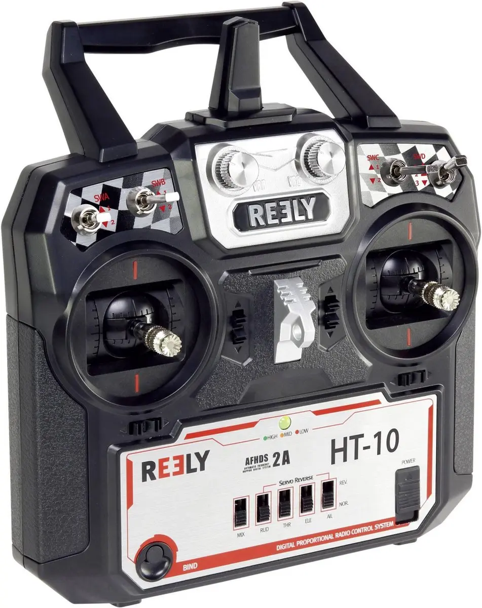 Reely HT-10 RC handzender 2,4 GHz