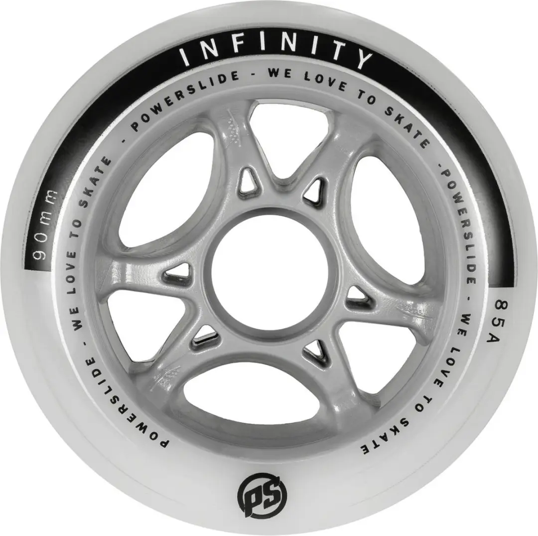 Powerslide Wielen Infinity 90 Mm / 85a 4 Stuks Grijs