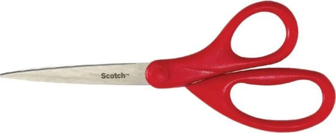 3M Scotch 1407 Universele Schaar 18cm - Rood - afbeelding 2 van 4