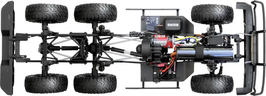Reely FreeMen 2.0 RE-7070580 RC Crawler 1:10 - Zwart - afbeelding 5 van 6