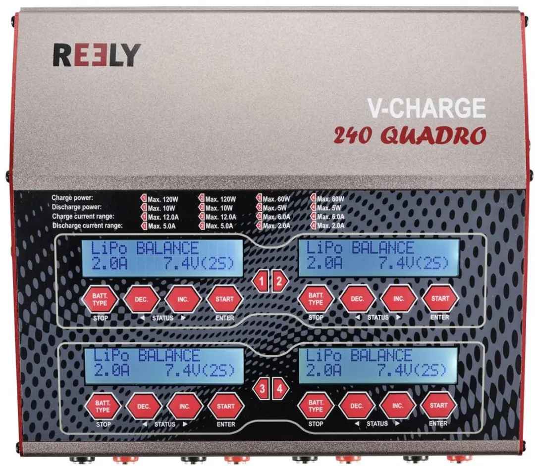 Reely V-Charge 240 Quadro Multifunctionele modelbouwlader 12A - afbeelding 4 van 4