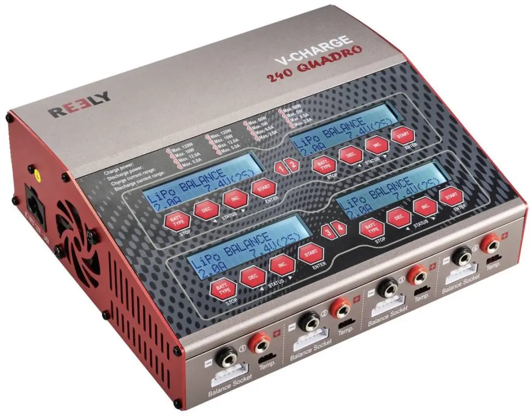 Reely V-Charge 240 Quadro Multifunctionele modelbouwlader 12A - afbeelding 3 van 4