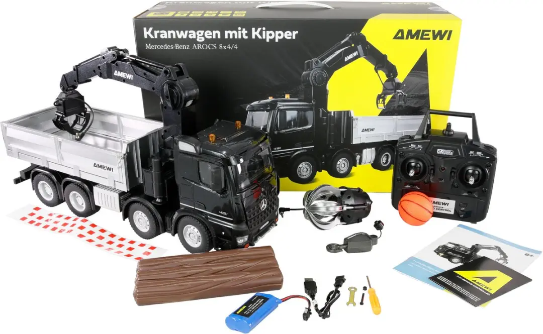 Amewi 22716 Mercedes-Benz Arocs Kranwagen 1:18 RTR - afbeelding 5 van 6