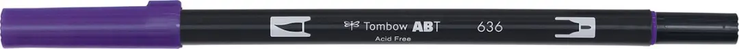 Tombow ABT Dual Brush Pen 636 - Imperial Purple - afbeelding 2 van 5