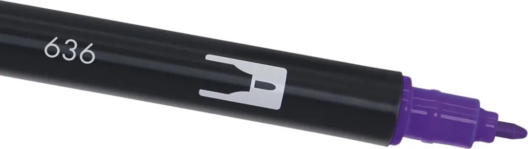 Tombow ABT Dual Brush Pen 636 - Imperial Purple - afbeelding 3 van 5