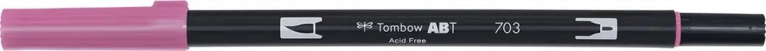Tombow ABT Dual Brush Pen 703 - Pink Rose - afbeelding 3 van 6