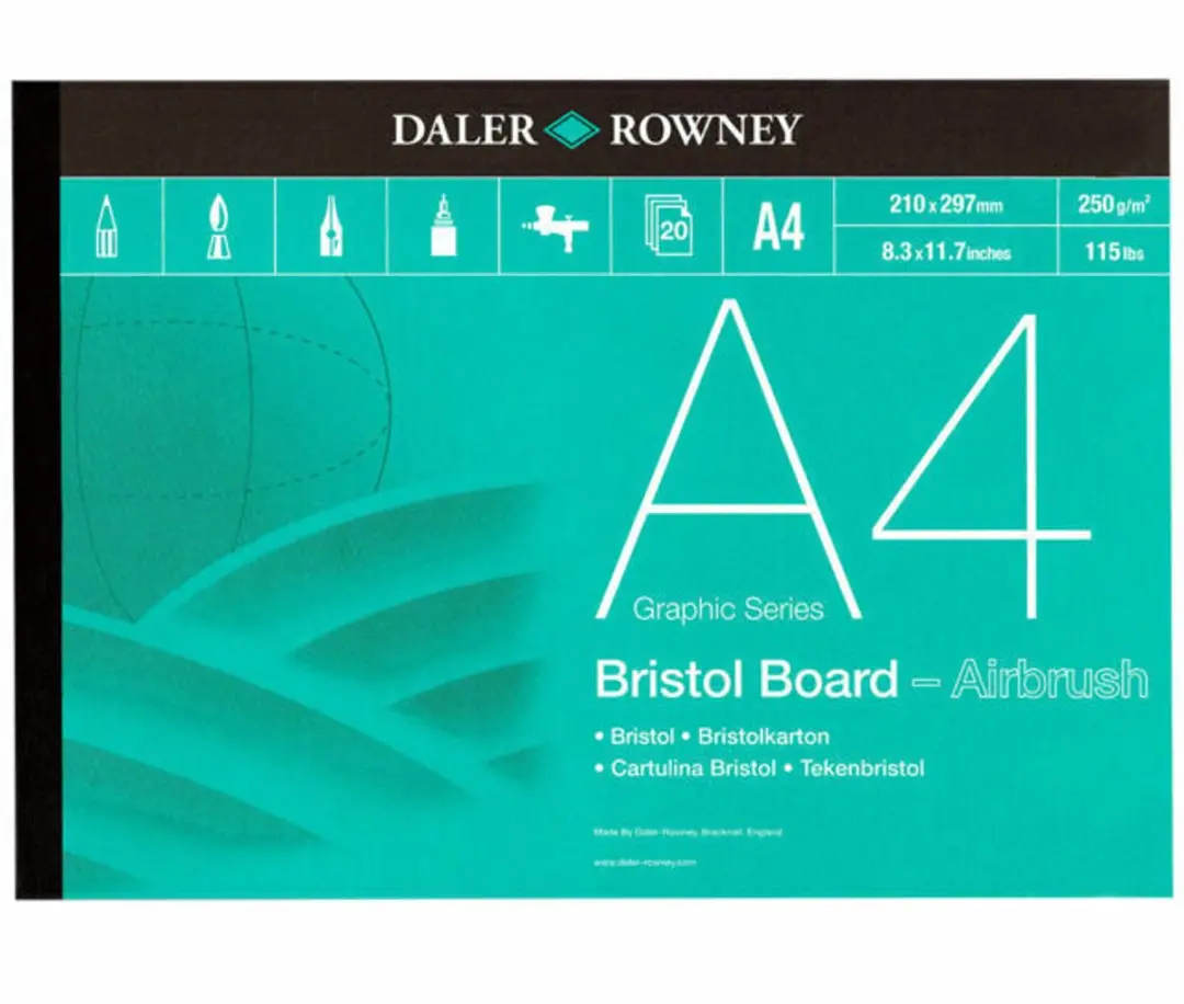 Daler-Rowney Bristol Board Pad A4