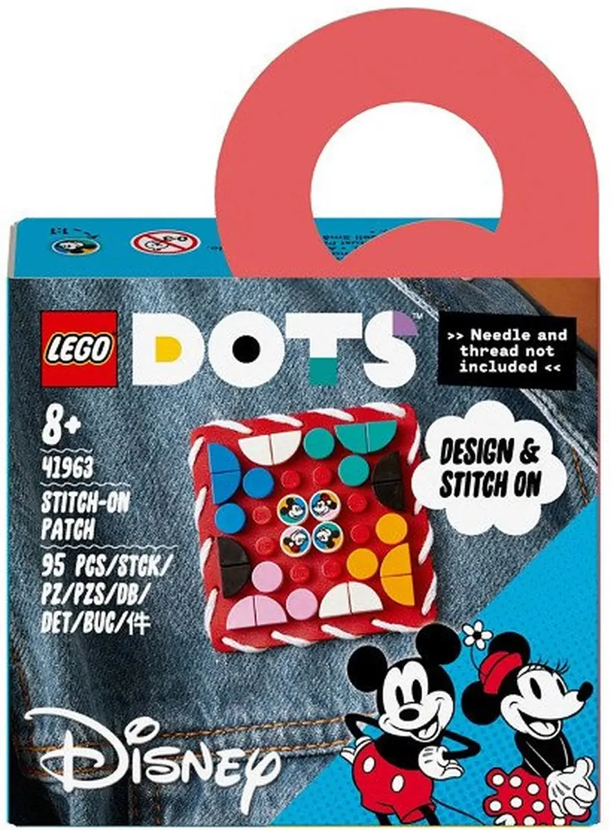 LEGO DOTS 41963 Mickey & Minnie Creative Patch - afbeelding 2 van 6