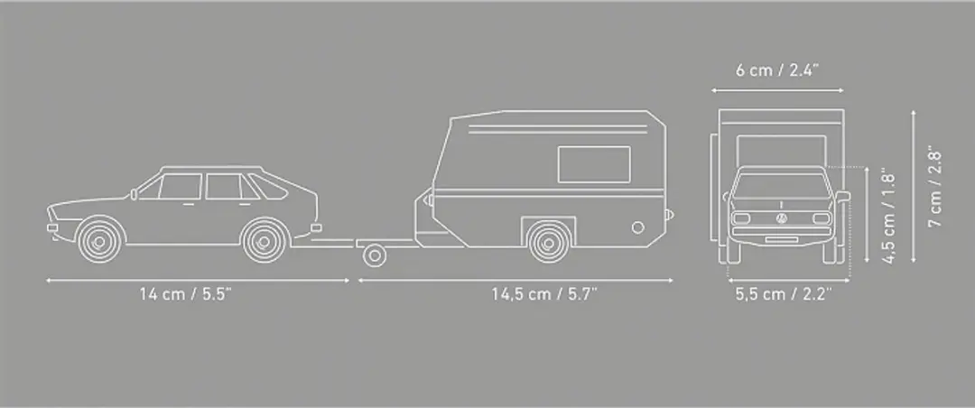 COBI Volkswagen Passat B1 & Caravan - 1:35 - 361 onderdelen - afbeelding 3 van 6