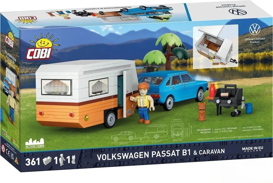 COBI Volkswagen Passat B1 & Caravan - 1:35 - 361 onderdelen - afbeelding 5 van 6