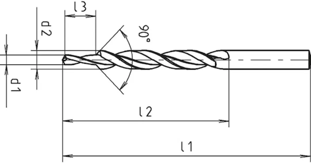 Würth HSS DIN 8374 90° Meerfasenboor 5,3mm