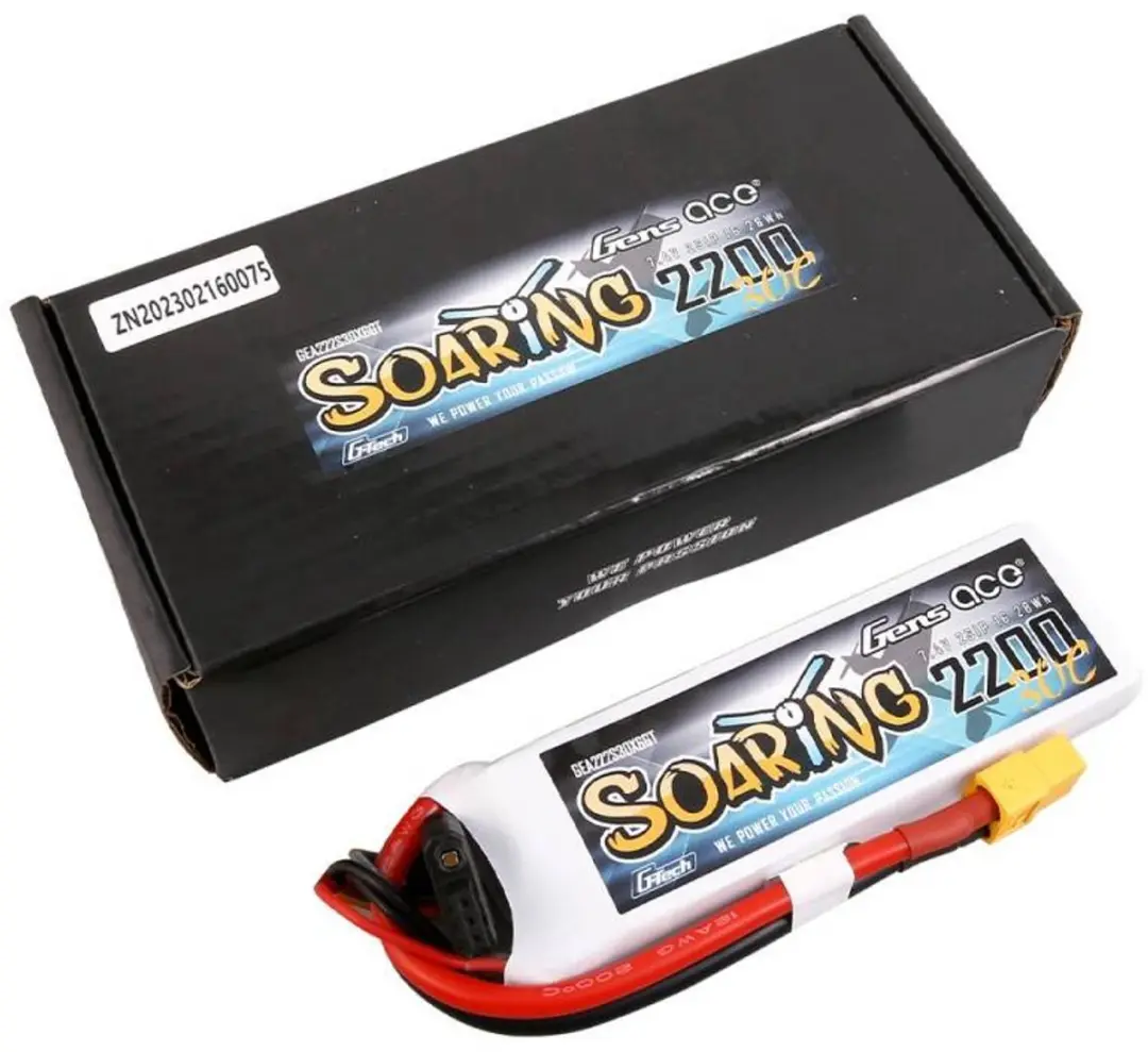 Gens Ace G-Tech Soaring GEA222S30X6GT LiPo Accu 2200mAh - afbeelding 2 van 6