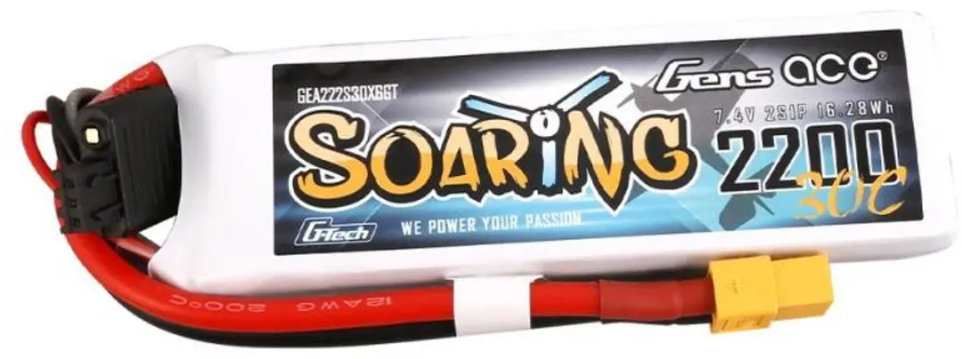 Gens Ace G-Tech Soaring GEA222S30X6GT LiPo Accu 2200mAh - afbeelding 4 van 6
