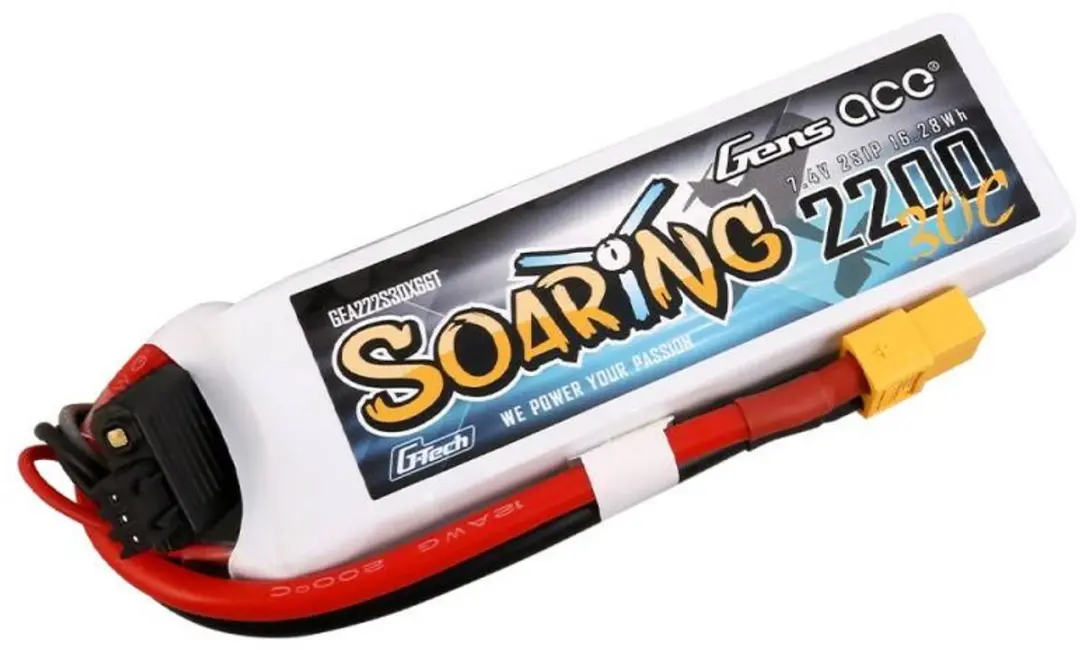 Gens Ace G-Tech Soaring GEA222S30X6GT LiPo Accu 2200mAh - afbeelding 3 van 6