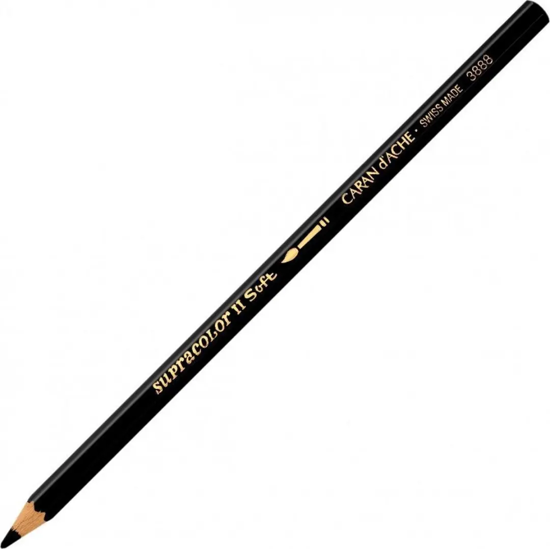 Caran d'Ache Supracolor aquarel potlood 009 black