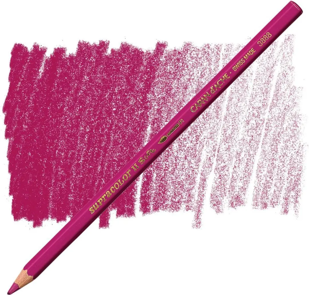 Caran d'Ache Supracolor aquarel potlood 350 purplish red