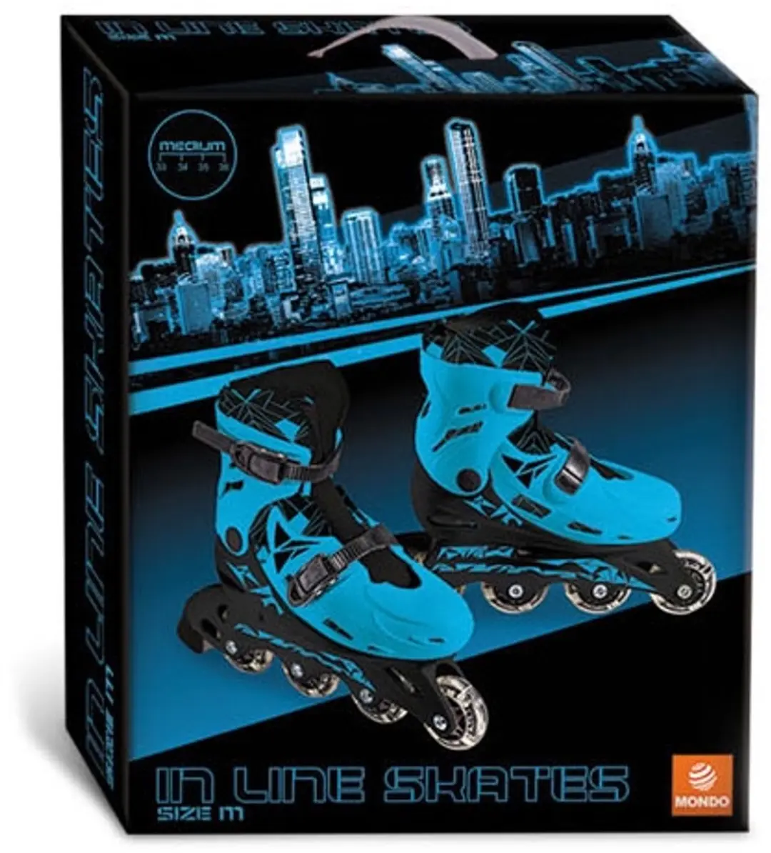 Mondo Inline Skates - Blauw - Maat 33-36 - afbeelding 3 van 5