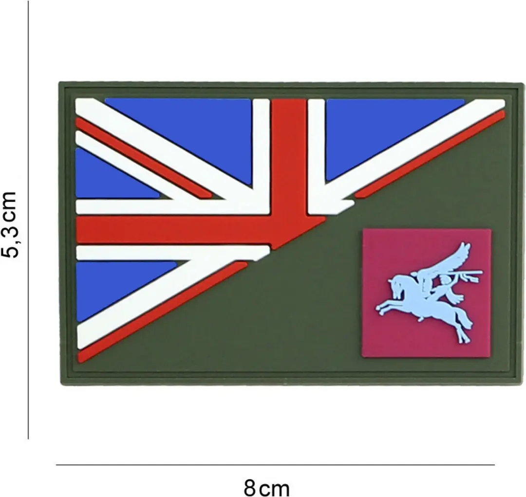 Airborne embleem Pegasus halve vlag