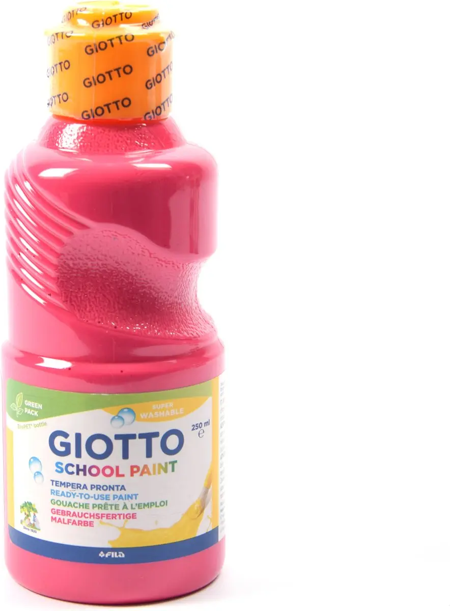 Tempera Schoolverf Junior van Giotto Magenta 250ml