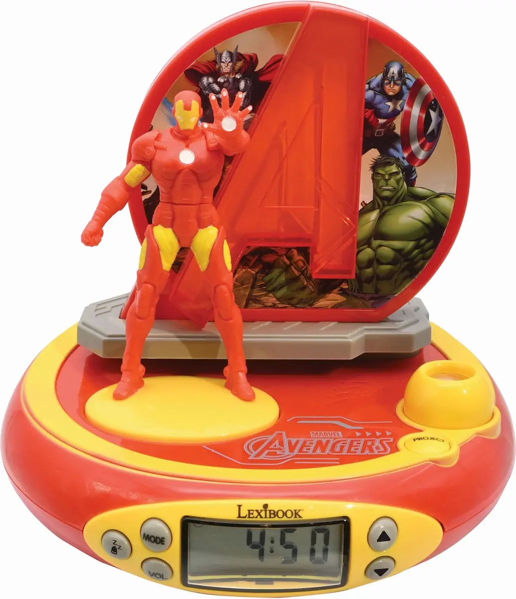 Lexibook Avengers 3D Projectorwekker - Iron Man