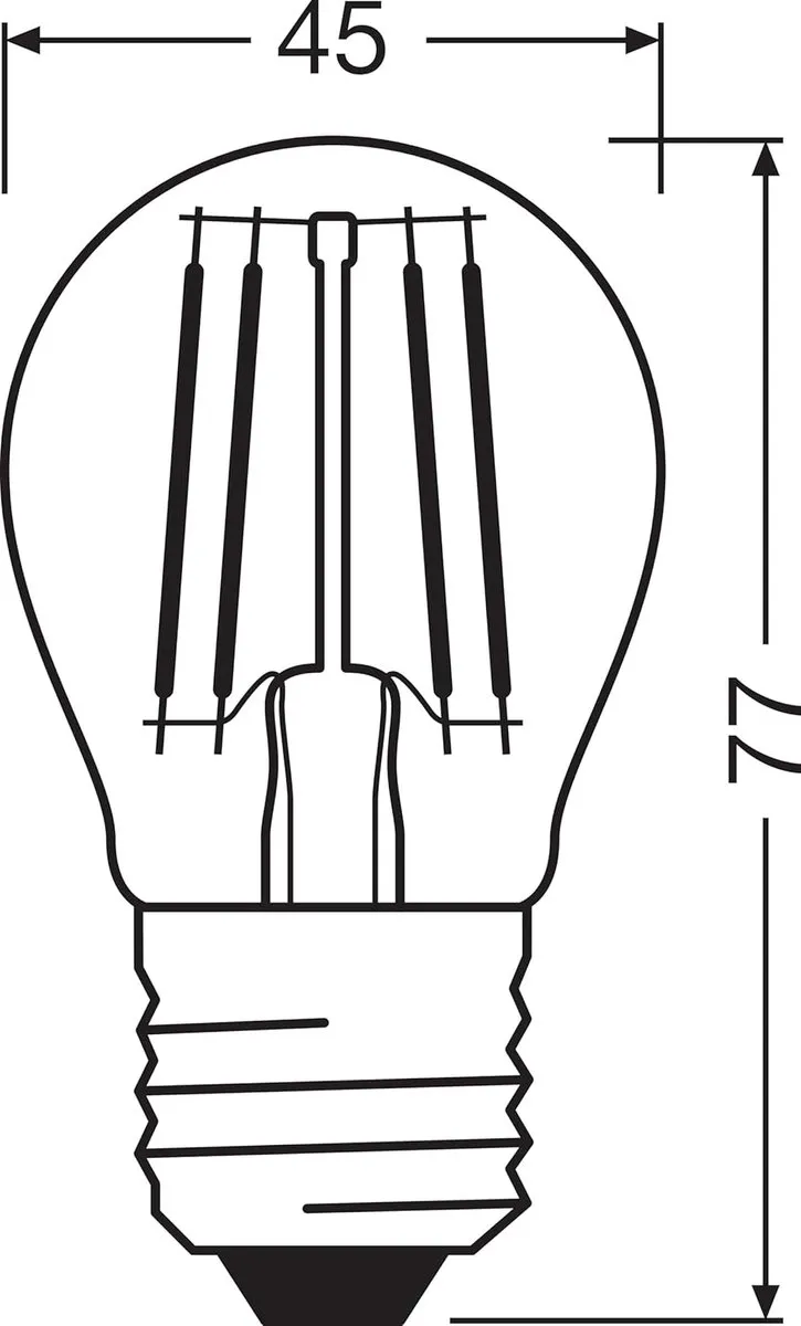 Osram Superstar LED Lamp E27 3.4W 47lm Warm Wit - CRI90