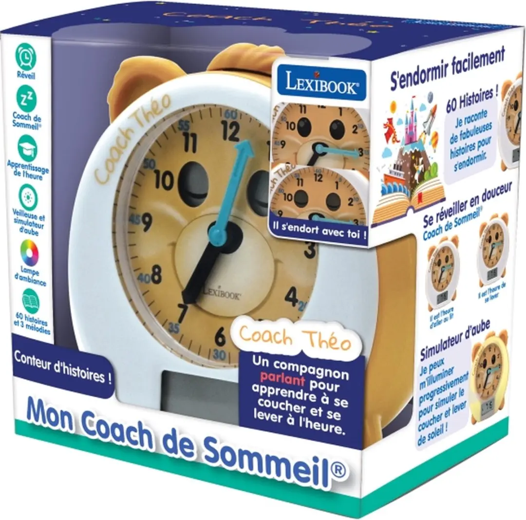 Lexibook THEO Slaaptrainer Kinderwekker RLT100FR - afbeelding 4 van 6