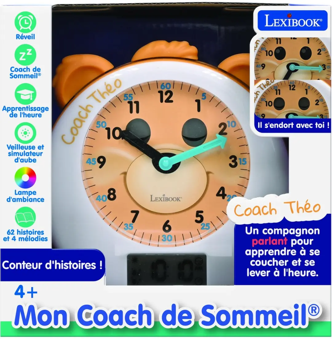 Lexibook THEO Slaaptrainer Kinderwekker RLT100FR - afbeelding 5 van 6