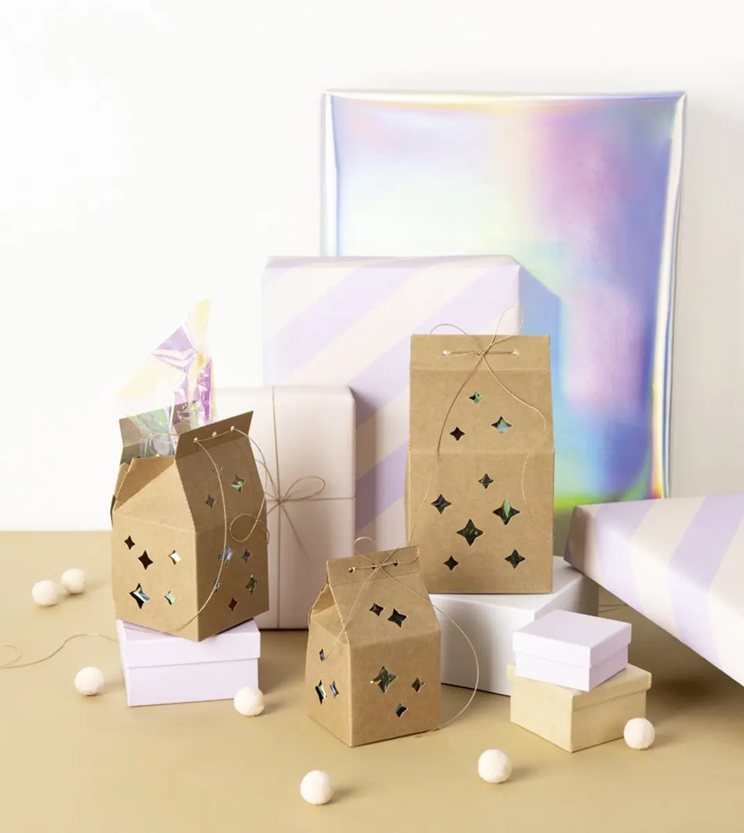 Folia Sterne Cadeauverpakking - 6x - afbeelding 2 van 3