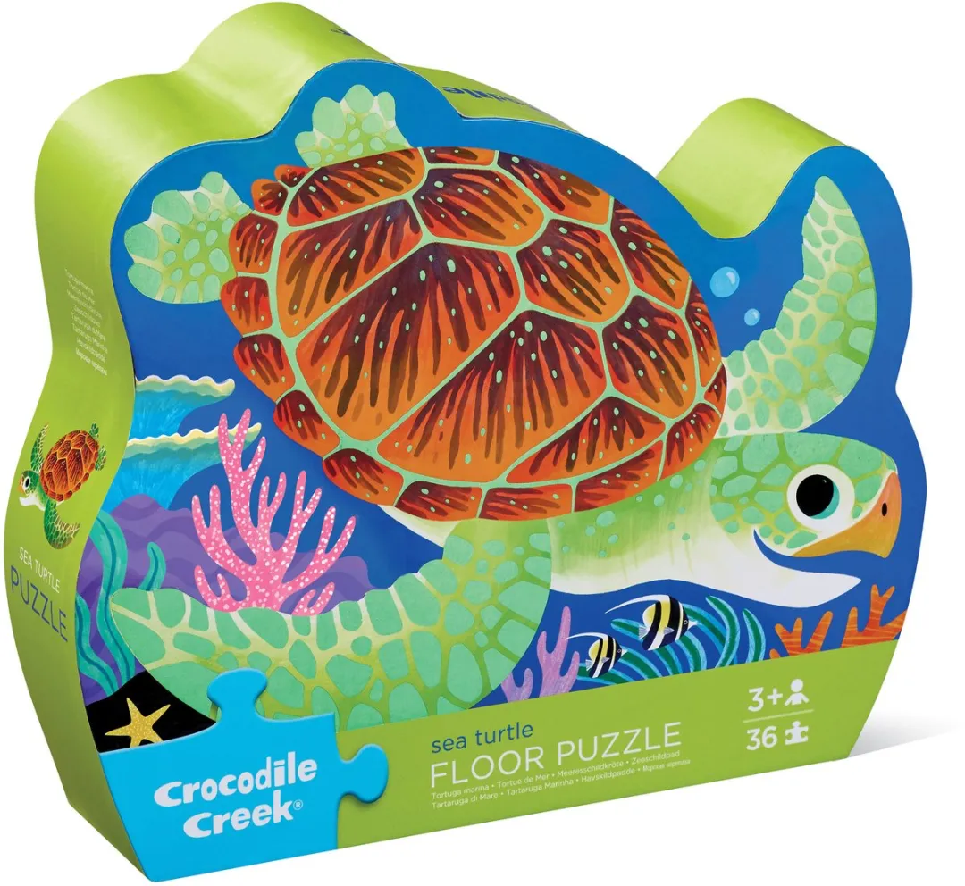 Crocodile Creek Sea Turtle Vloerpuzzel 36 Stuks