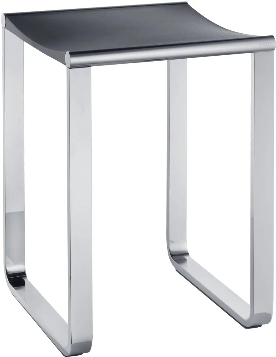 KEUCO Plan douchekruk, belastbaar tot 100 kg, aluminium verchroomd, zitvlak van