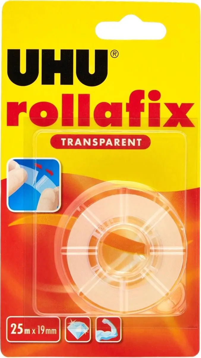 UHU Rollafix Refill 36945 Plakband 19mm