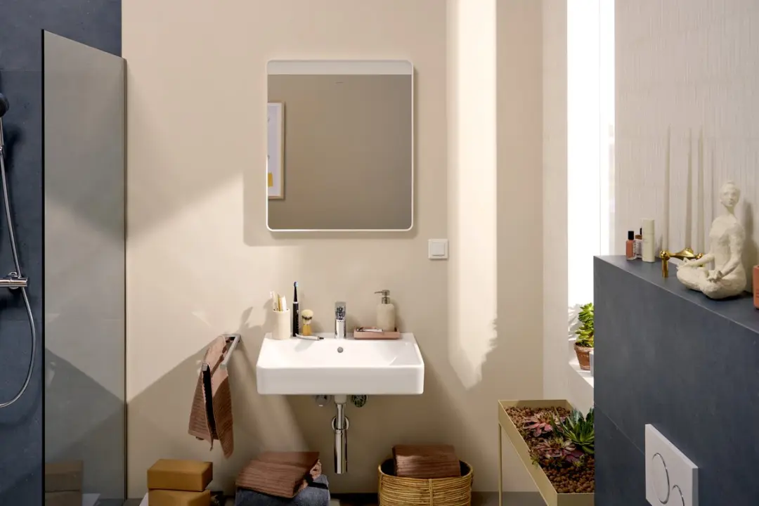 Hansgrohe Xarita Lite Q Spiegel 54957700 - LED - 60x70cm - afbeelding 3 van 6