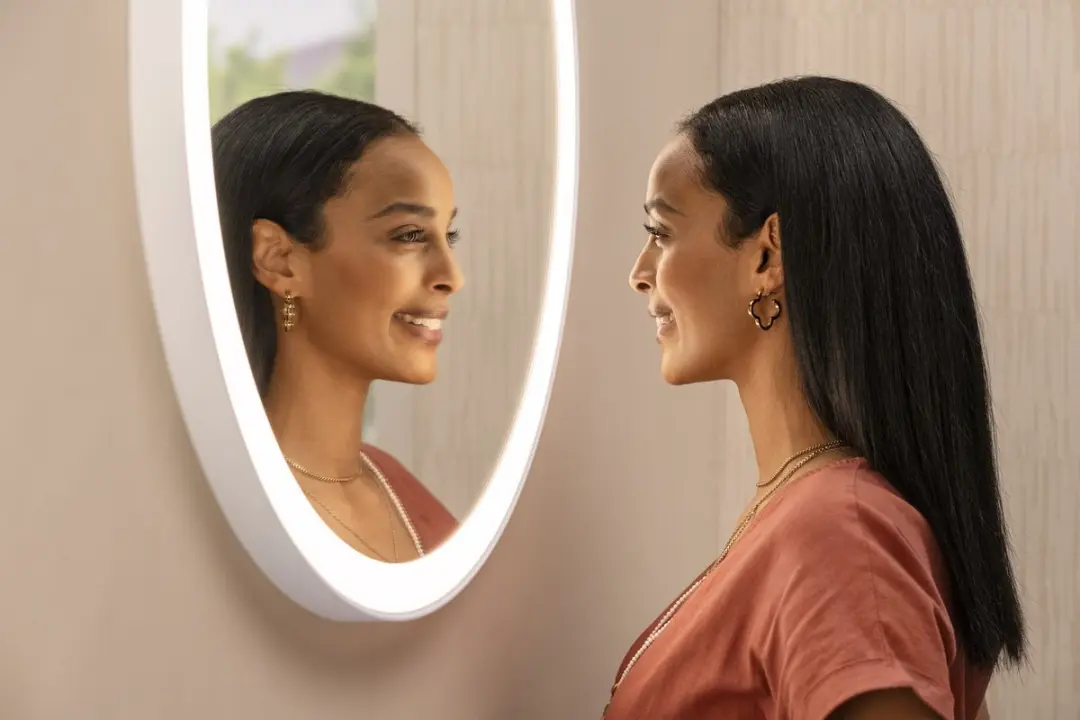 Hansgrohe Xarita Lite S Spiegel 54966700 - LED - Ø70cm - afbeelding 3 van 6