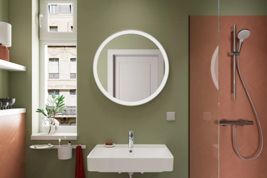 Hansgrohe Xarita Lite S Spiegel 54966700 - LED - Ø70cm - afbeelding 4 van 6