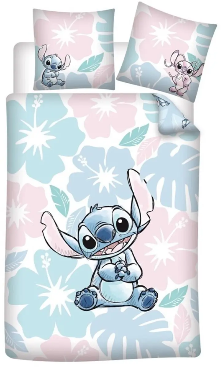 Disney Lilo & Stitch Dekbedovertrek, Tropical Flowers