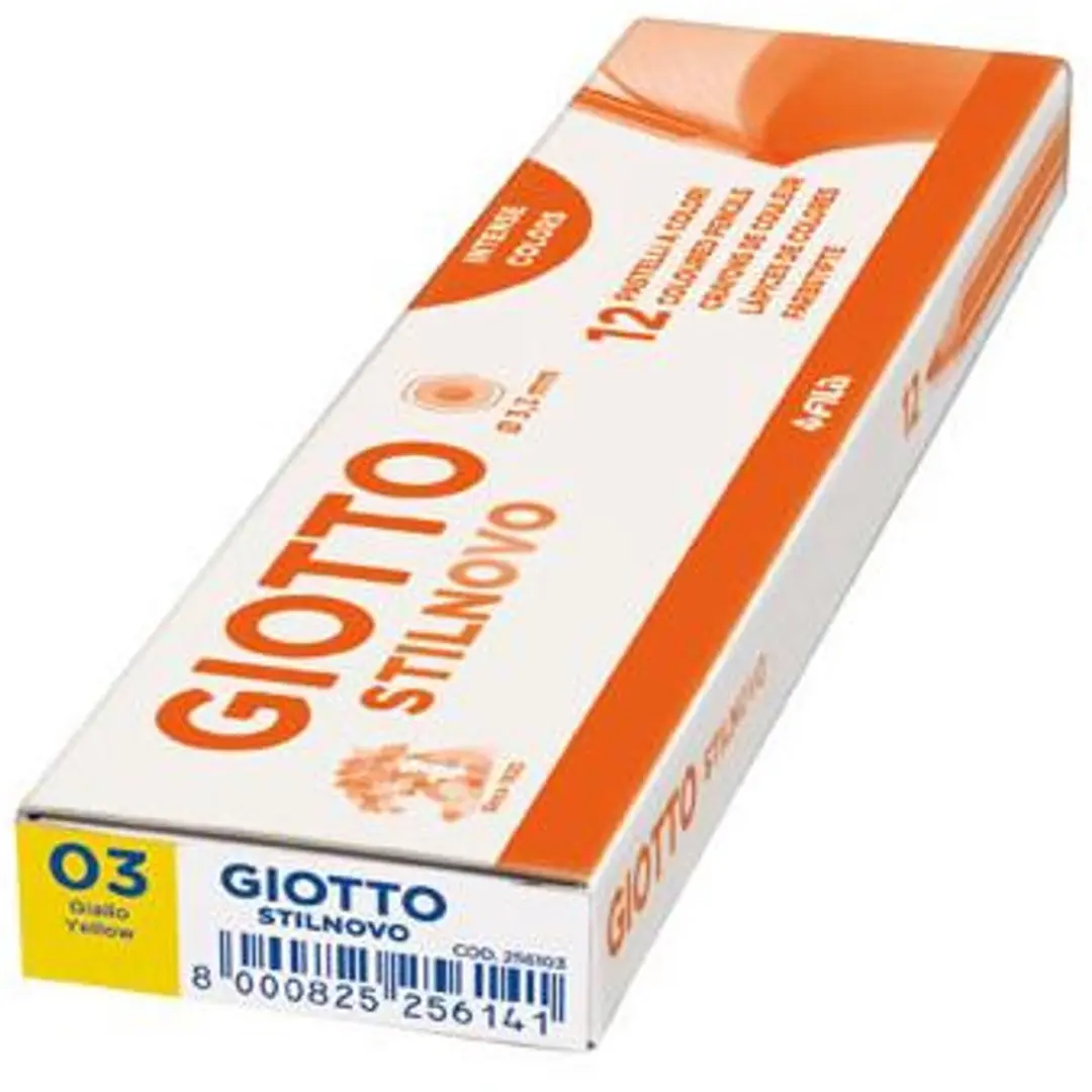 Giotto 256103 kleurpotlood Geel 12 stuk(s)