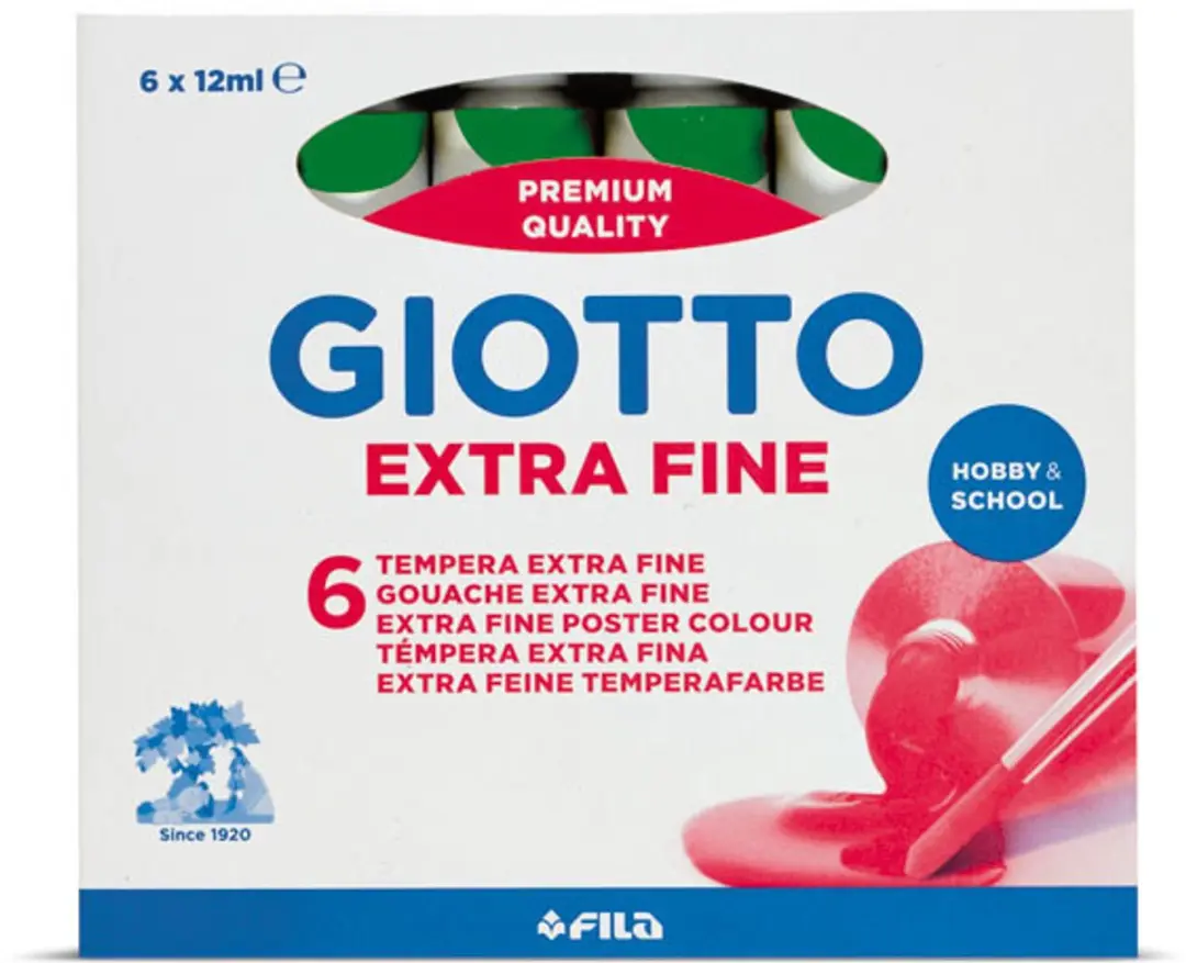 Giotto 352012 temperaverf 12 ml Koker Groen