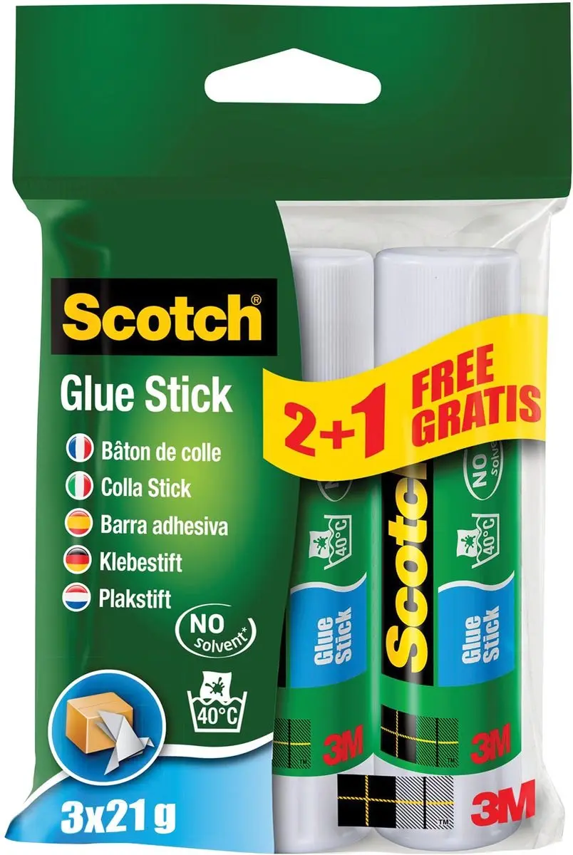 3M Scotch Permanente Lijmstift 21g