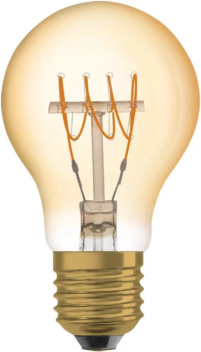 Osram LED-lamp E27 4.8W Warmwit 2200K - Goudkleurig
