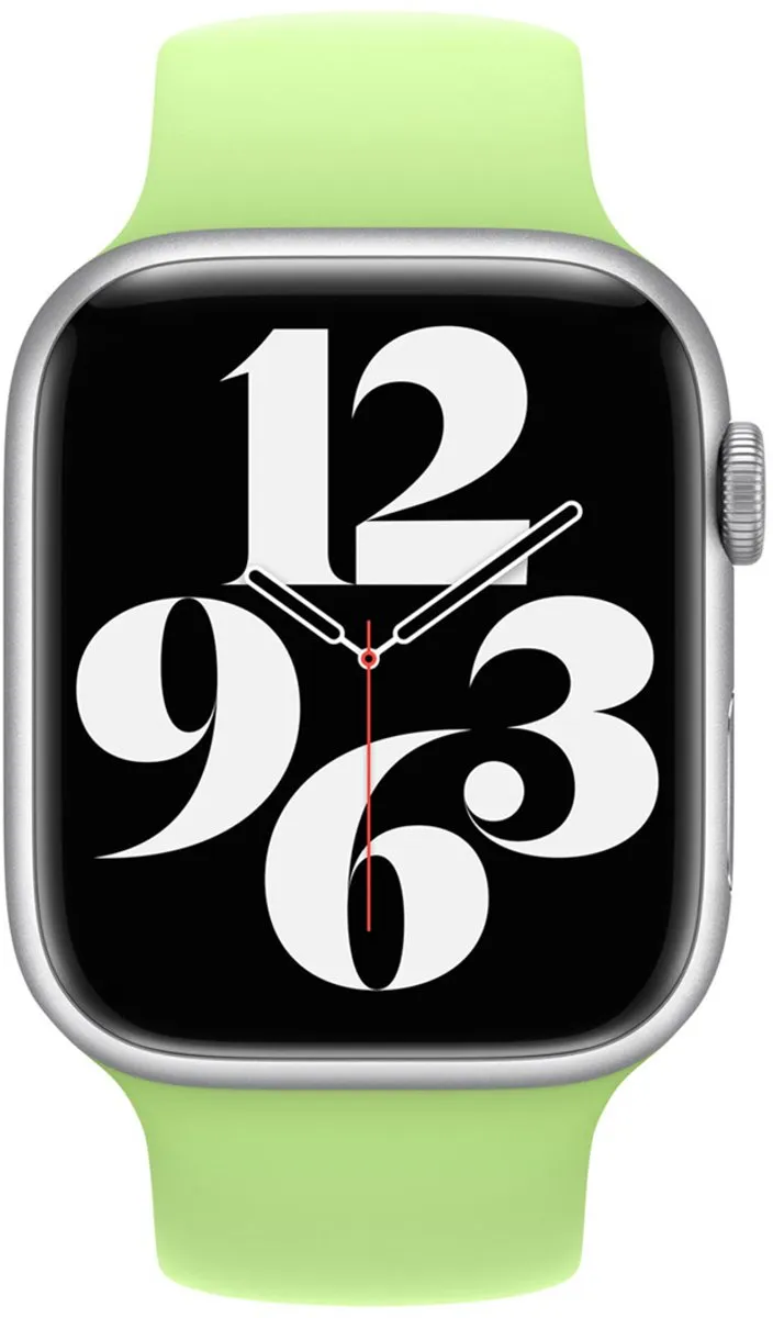 Apple Siliconen Solobandje Sprout Green - 44/45/46/49mm