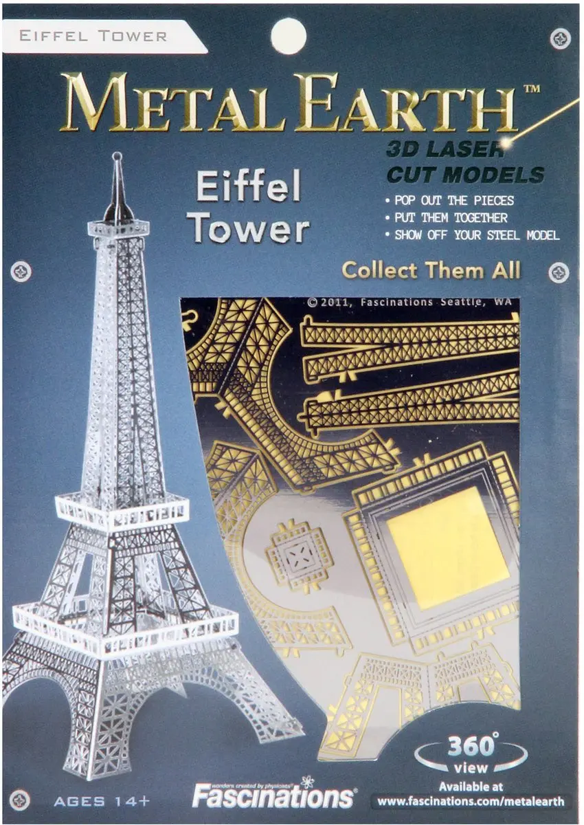 Metal earth Eiffel Tower