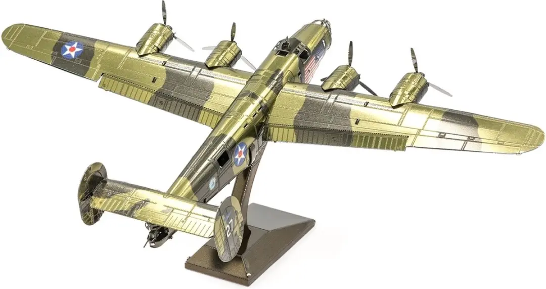 Metal Earth B-24 Liberator 3D Puzzel - Bruin - afbeelding 5 van 6