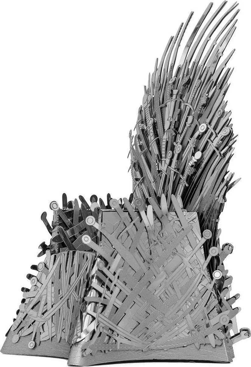 Metal Earth ICONX Game of Thrones Iron Throne 3D Puzzel - afbeelding 2 van 6