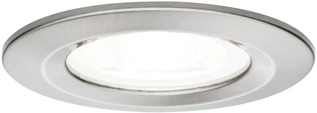 Paulmann Nova Star LED Inbouwlamp 6,5W 470lm GU10 4000K - Staal geborsteld